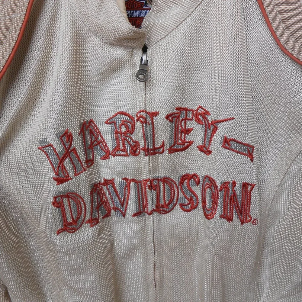 Harley-Davidson Cream and Tan Riding Jacket - Picture 16 of 16